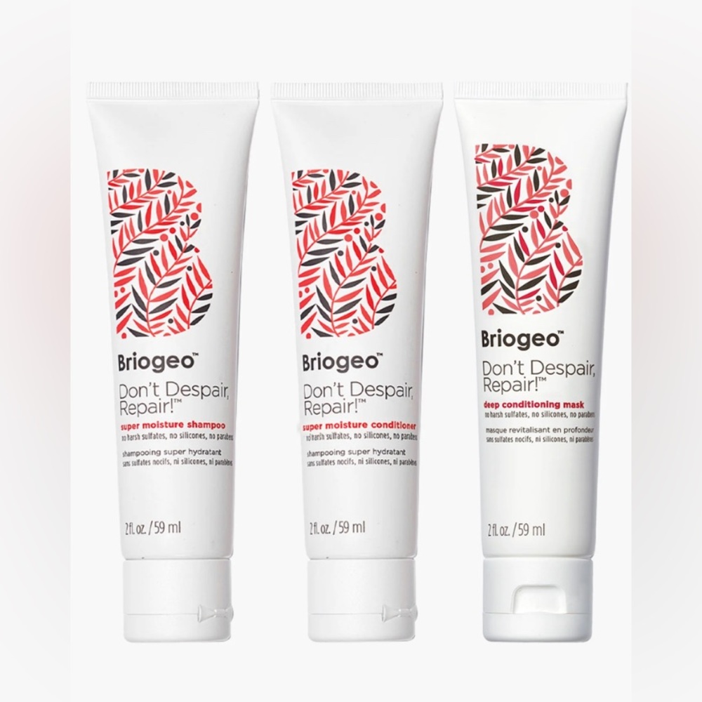 Briogeo Super Moisture Shampoo and Conditioner and Deep Conditioning Mask